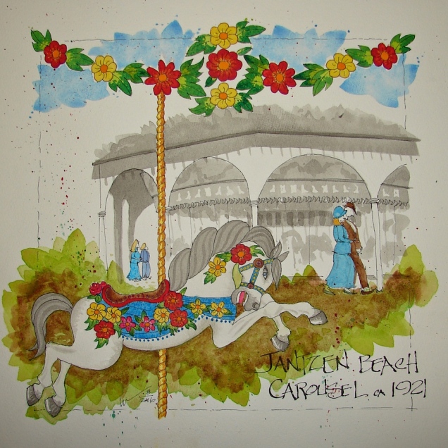 W16 8 RO Jantzen Carousel Floral 049